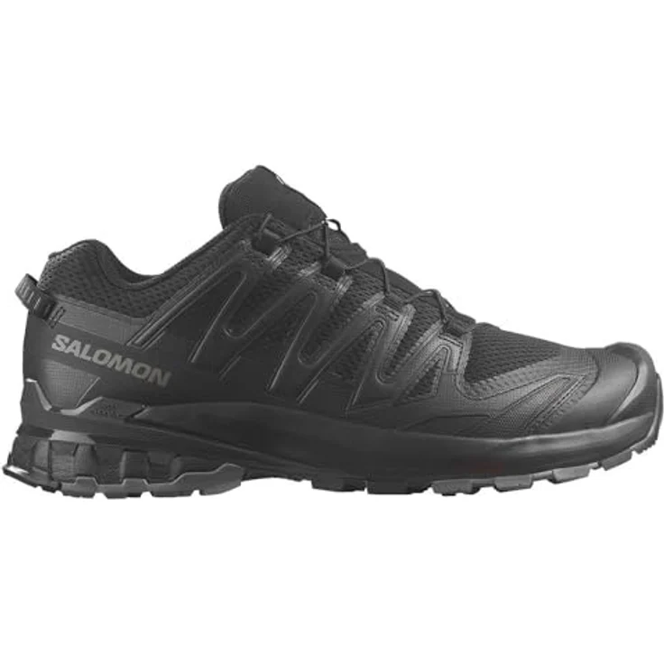 Salomon XA PRO 3D V9 WIDE, Herren Trailrunning-Schuhe mit stabiler Passform und All Terrain Contagrip-Sohle, Schwarz, EU 46 UK 11 – Bild 1