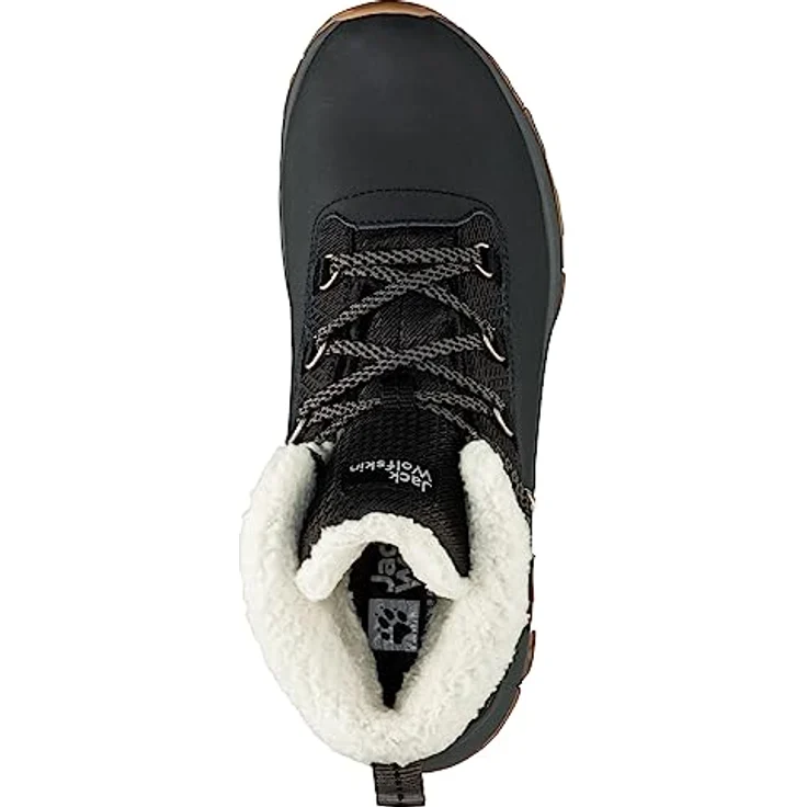 Jack Wolfskin Everquest Texapore Mid W, Damen Wanderschuhe, wasserdicht, atmungsaktiv, bis -30 °C, Schwarz, Größe 37.5 – Bild 8