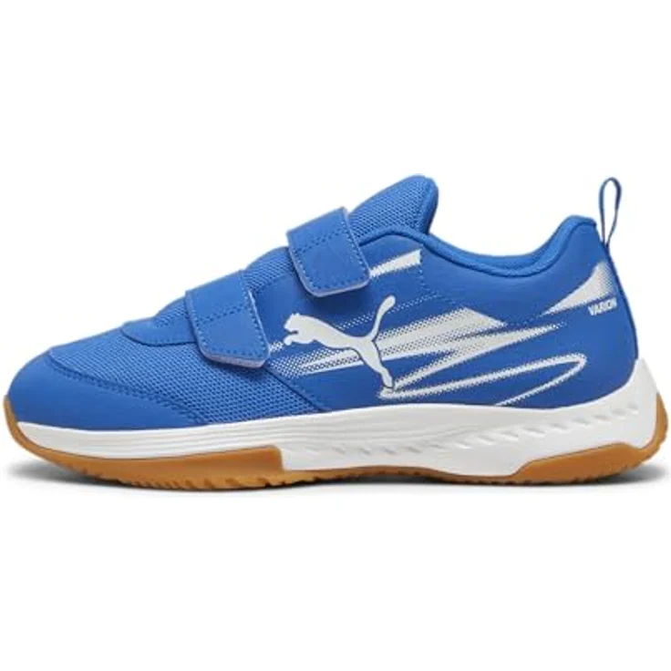 PUMA Varion II, Kinder Laufschuhe mit Variofoam Dämpfung und Klettverschluss, blau, Grösse 33 – Bild 5