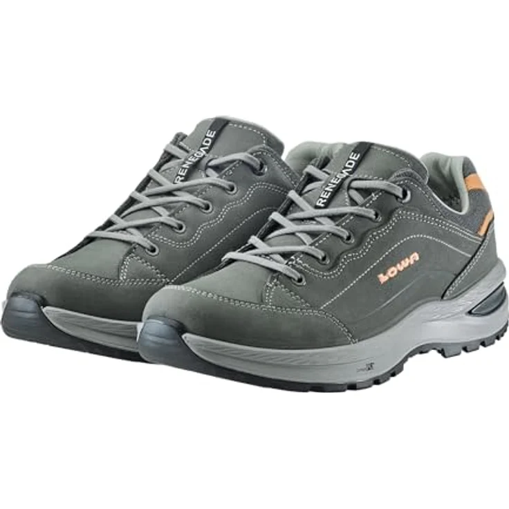 LOWA Renegade EVO LL LO Ws, Wanderschuh in Graphit/Aprikose, Größe 37.5 – Bild 5