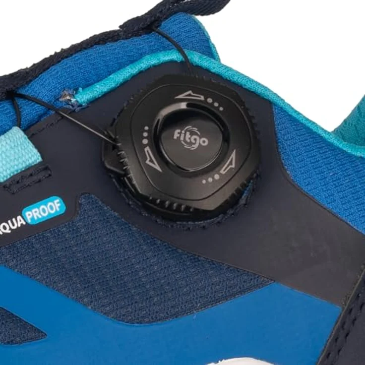 Trollkids Trollfjord Hiker Low XT, Wanderschuhe für Kinder, Harbor Blue/Aqua Haze, Gr. 28 EU – Bild 9