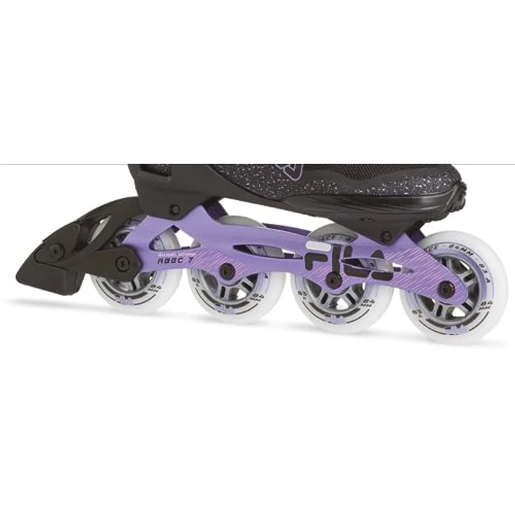 FILA Legacy QF, Inline Skates für Damen mit 84 mm Rädern, Schnallenverschluss, Schwarz-Violett – Bild 2