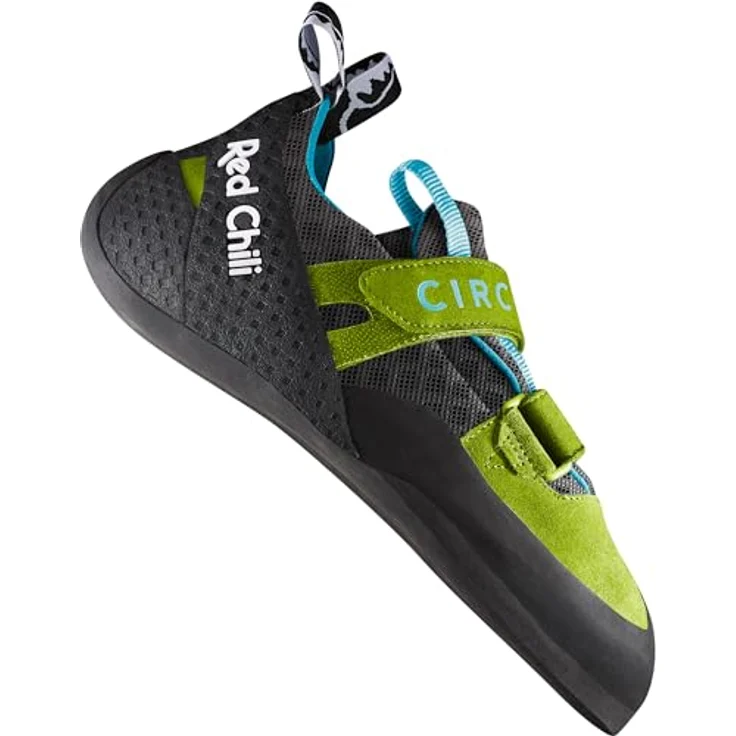 Red Chili Circuit II Unisex Kletterschuhe, Lime, für ambitionierte Kletterer, mittlere Sohlenhärte, römische Fußform, vielseitig für Alpinklettern, Bouldern und Sportklettern, Größe 38.5 – Bild 1