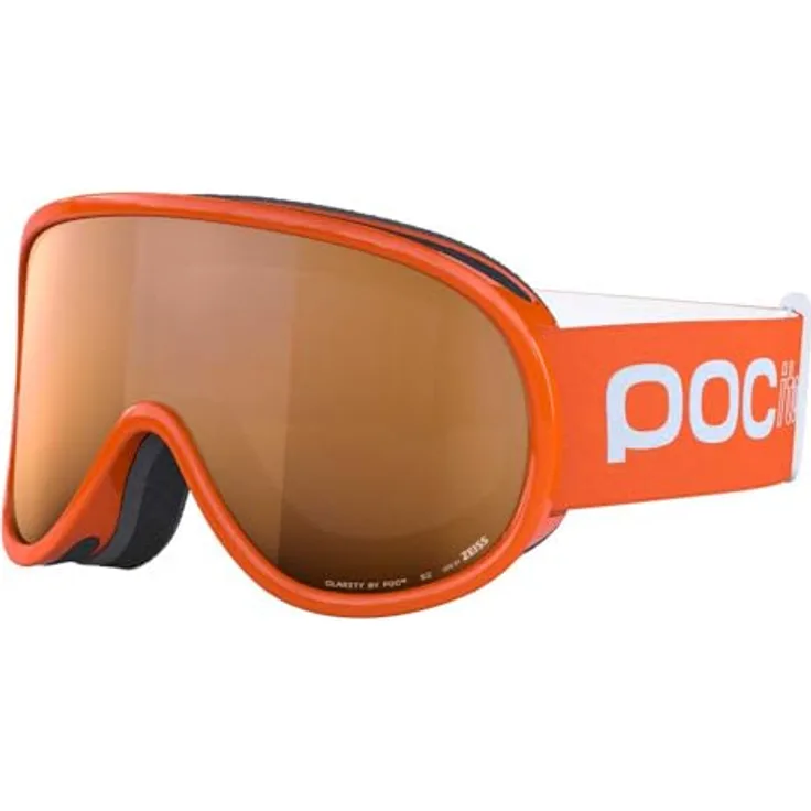POC POCito Retina, Skibrille für Kinder mit UV-Schutz, kratzfest und beschlagfrei, fluoreszierendes Design