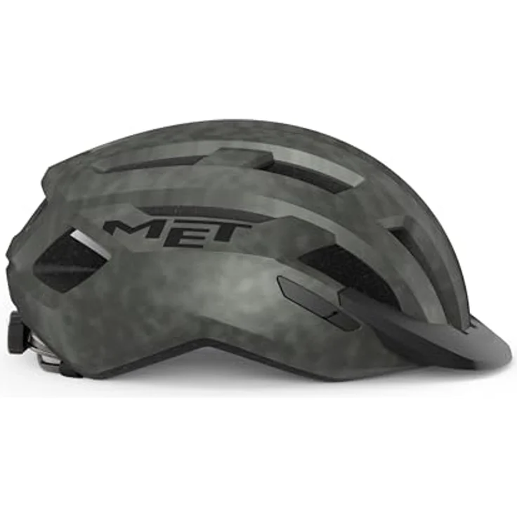 MET Allroad Fahrradhelm, Unisex, titanfarben matt, Größe S, mit abnehmbarem Visier und integrierter LED-Beleuchtung – Bild 3
