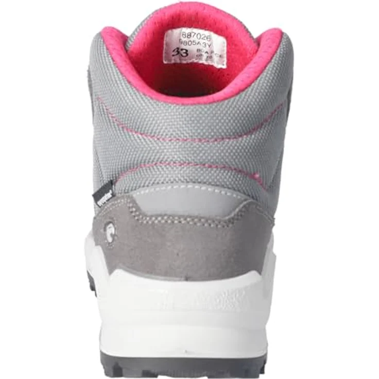 Ricosta TERRA SympaTex Wanderstiefel, grau, Gr. 33, isolierendes Futter, rutschfeste Laufsohle, BOA-Drehverschluss – Bild 3