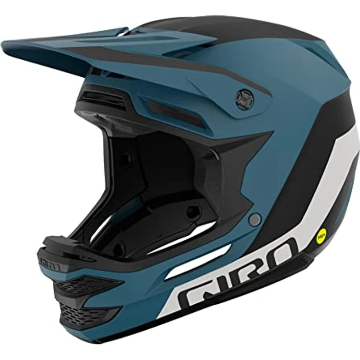 Giro Insurgent Spherical, Downhillhelm mit Spherical Technology, optimierter Belüftung und antimikrobiellen Innenschäumen, Blau M-L – Bild 1