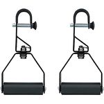 Yes4All Drehbare Klimmzuggriffe mit Rutschfesten Griffen und Schaumstoffpads - Dynamische Fitness Griffe befestigbar an Klimmzugstangen, Langhanteln, Latzug