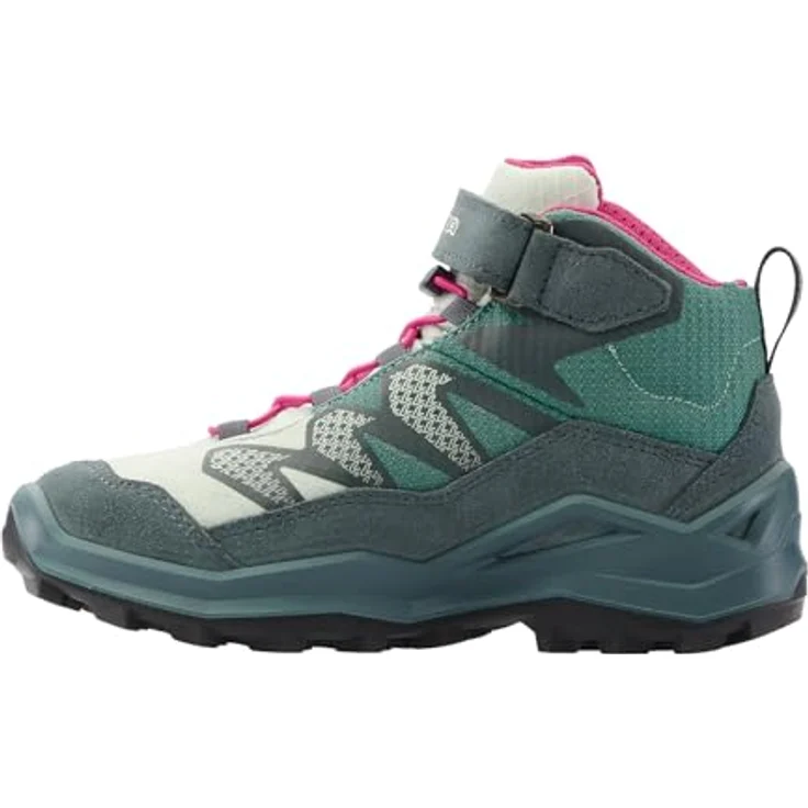 Lowa Maddox Pro GTX Mid VC Jr, wasserdichte Kinder Wanderschuhe mit griffiger Laufsohle, Petrol/Pink, EU 32 – Bild 2