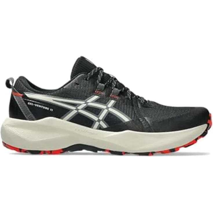 ASICS GEL-VENTURE 11, Trailrunning Schuhe mit starker Profilierung und GEL™-Technologie, Schwarz/Lichtstaub