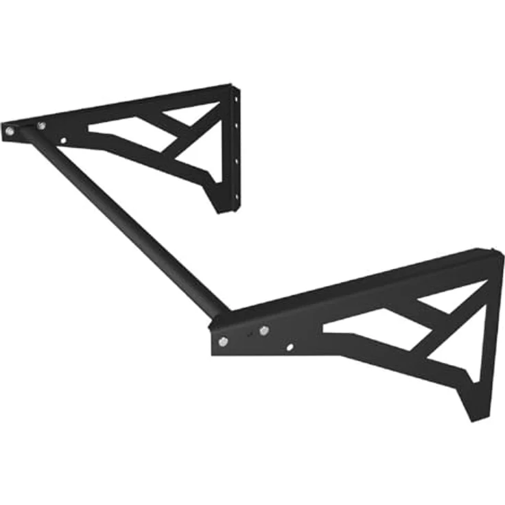 QLS Klimmzugstange 110 cm, Professionelle Wandmontage mit 200 kg Tragkraft, Pulverbeschichteter Stahl – Bild 7