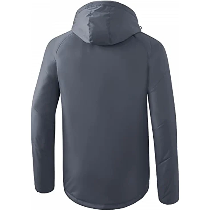 ERIMA Team Stadionjacke Herren - Wasserdichtes Obermaterial, 1.500 mm Wassersäule, slate grey – Bild 3