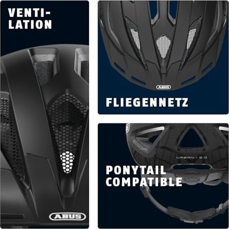 Abus Urban I 3. 0 Fahrradhelm - Streetart/Schwarz 56 - 61 cm – Bild 4