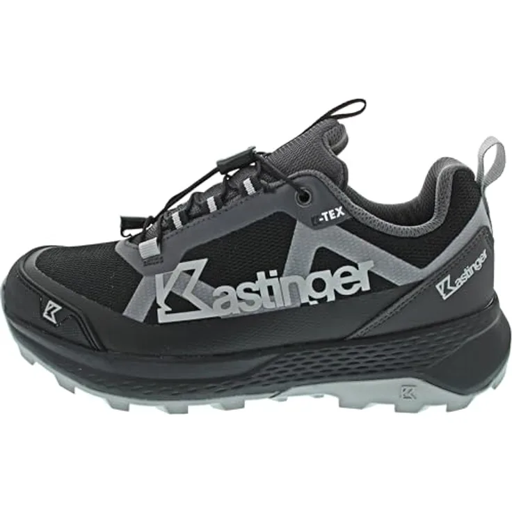 Kastinger LH-Knaudach Lo, Wanderschuhe Größe 43, Schwarz/Ultimate Grey, Mesh-Obermaterial, Schnürverschluss