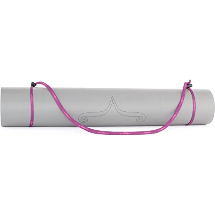 Bodhi | Universal-Yogamatten-Tragegurt | Carrying Strap | Lila-Pink | verstellbare Schlaufe | einfach und günstig | Gurt für Yogamatte – Bild 1