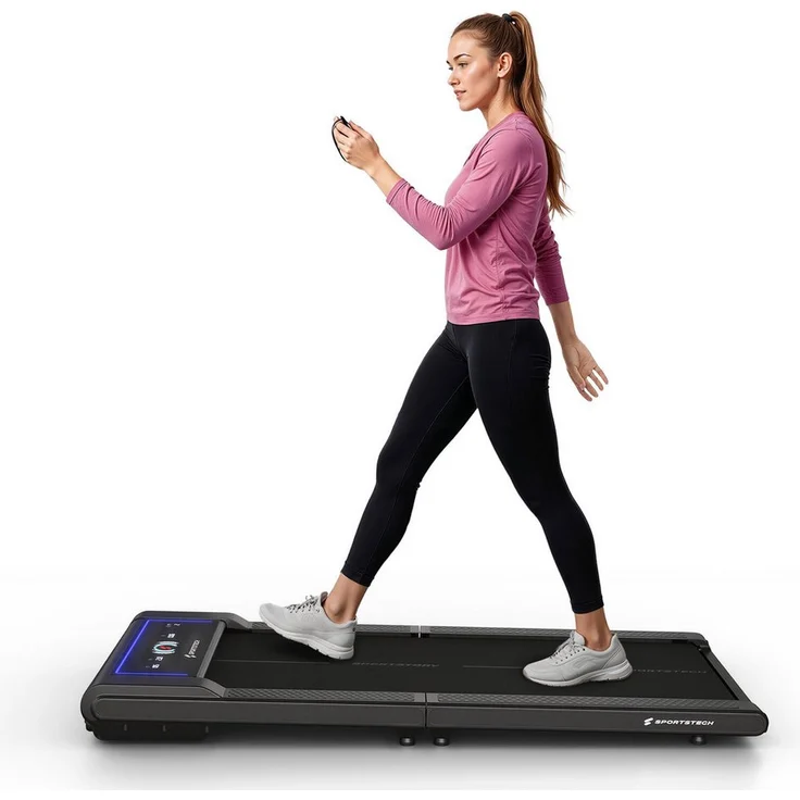 Sportstech sWalk Fold Laufband, 4 Programme, 6 km/h, 7 Farb-LEDs