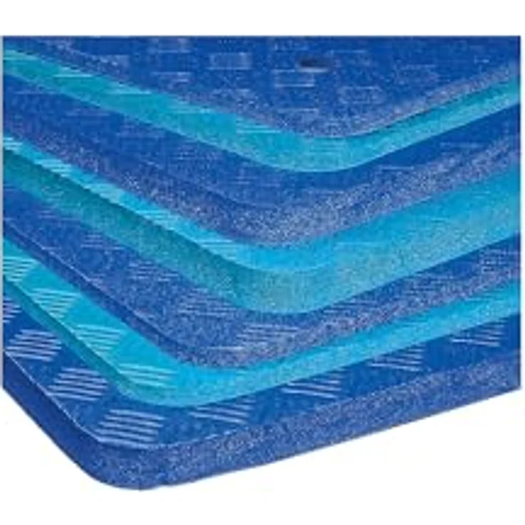 Sport-Thieme Gymnastikmatte Medica Classic XL | Profi-Matte | Wassertauglich | Hygienisch abwaschbar | Bodenkälte isolierend, blau – Bild 3