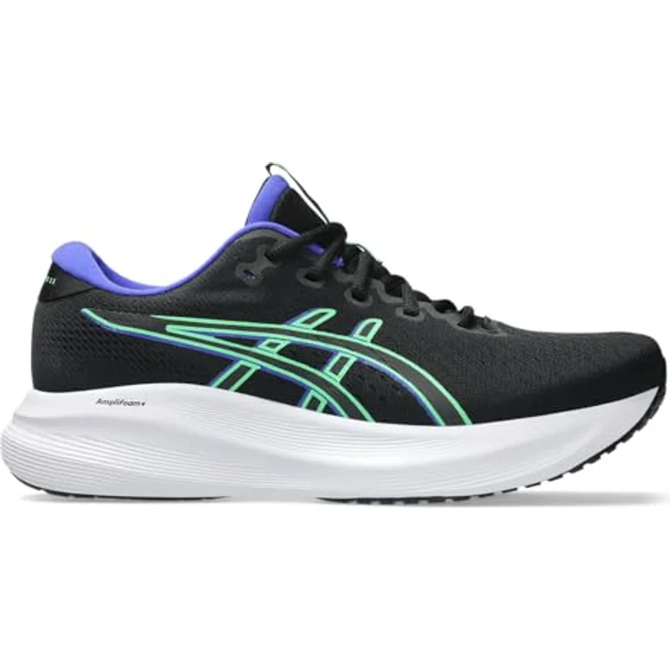 Asics Gel-Excite 11, Laufschuhe mit GEL™-Technologie und atmungsaktivem Obermaterial, 43.5/black-vital green – Bild 3