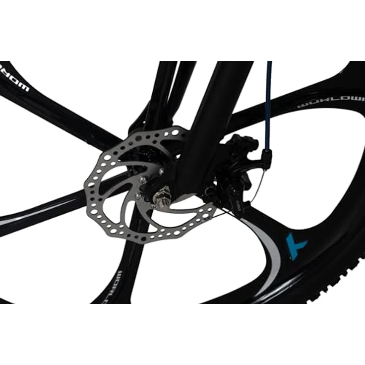 WYLD Mountainbike Fully 26'' Bliss, schwarz-gelb, 21 Gänge, RH 47 cm, mit Magnesium-Laufrädern – Bild 6