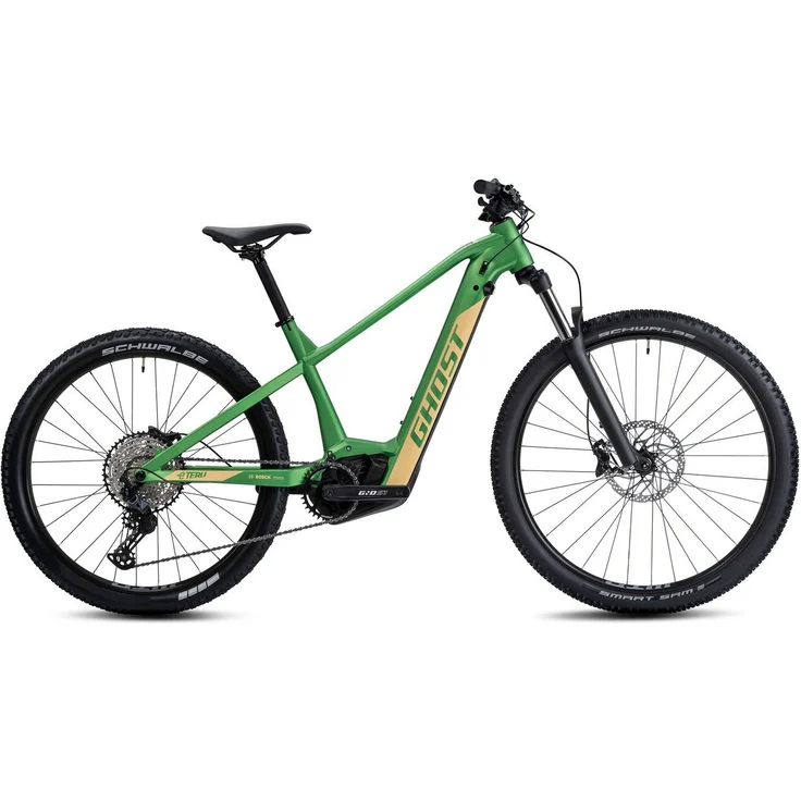 Ghost E-Bike Mountainbike E-Teru B Advanced, 12 Gang Shimano SLX RD-M7100, Mittelmotor, 750 Wh, Pedelec, für Damen und Herren, 120mm-Federgabel, Alleskönner für Asphalt und Feldwege