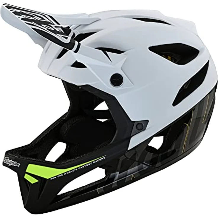 Troy Lee Designs Stage MIPS Helm, Mountainbike-Helm mit 14 Belüftungsöffnungen, Farbe: signature white, Größe: XL/XXL (60-63 cm) – Bild 7
