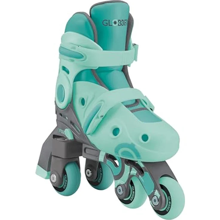 Authentic Sports Globber - 2in 1 Learning Skates - mint - Gr. 26-29, verstellbare Größe, Quad-Skate und Inline-Skate, ABEC 5 Kugellager – Bild 10