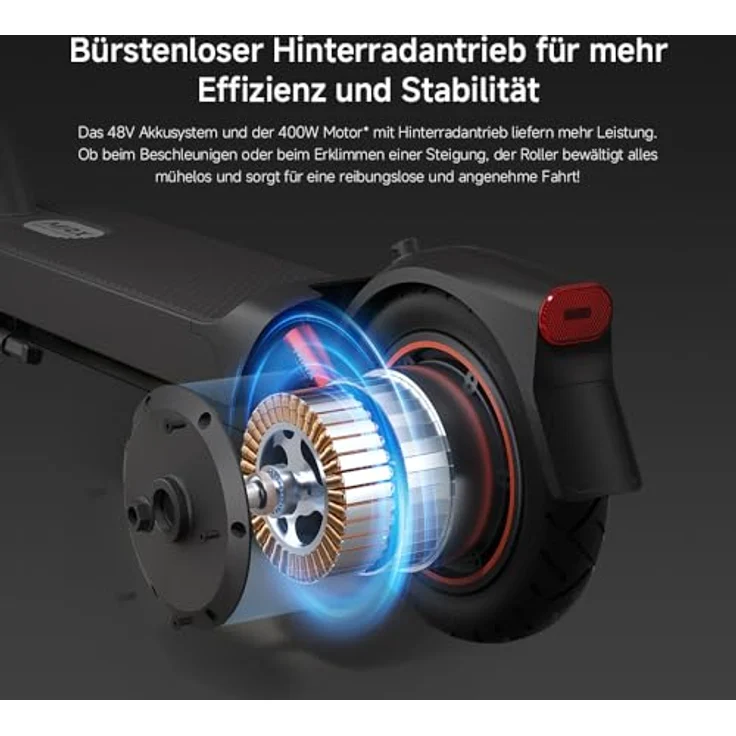 XIAOMI Electric Scooter 5 MAX GE AX, E-Scooter mit bis zu 60 km Reichweite, Blau – Bild 10