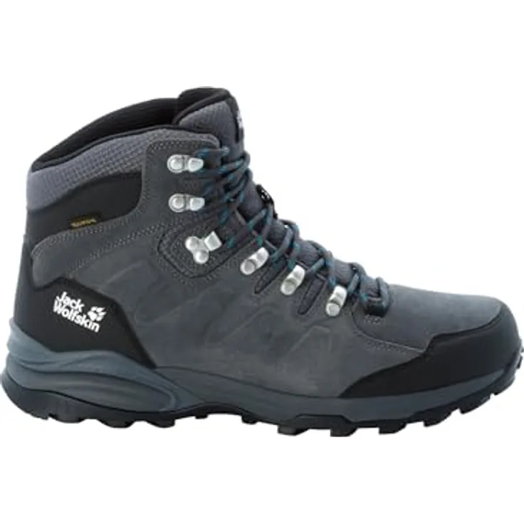 Jack Wolfskin REFUGIO TEXAPORE MID M Wanderschuh, wasserdicht mit TEXAPORE-Membran und dämpfender EVA-Zwischensohle