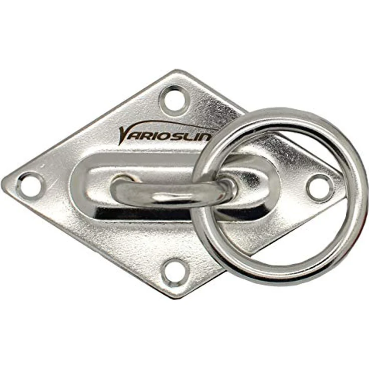 Variosling Robuste Edelstahlhalterung Sling Trainer Box-Sack, Hängematten turnringe Schlingentrainer und vieles mehr (exkl. Schrauben+Dübel) - Preisvergleich – Bild 1