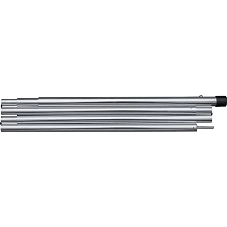 Coghlan BasicNature Aufstellstange 'verstellbar' Zeltstangen, Aluminium, grau, 180-210 cm, 4 Segmente, Packmaß 5,5 x 53 cm – Bild 1