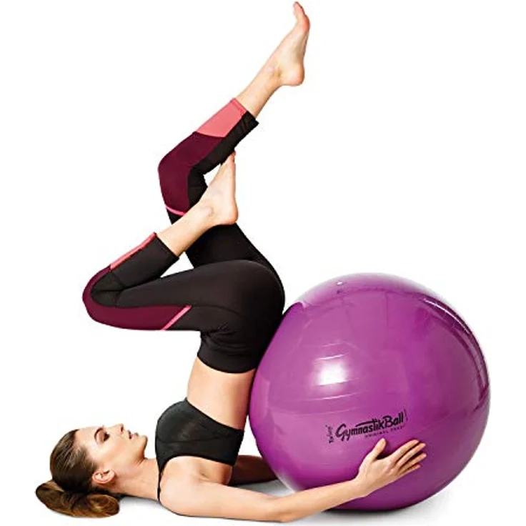 Original Pezzi Pezziball Standard 75 cm m. Ballschale violett Sitzball – Bild 4