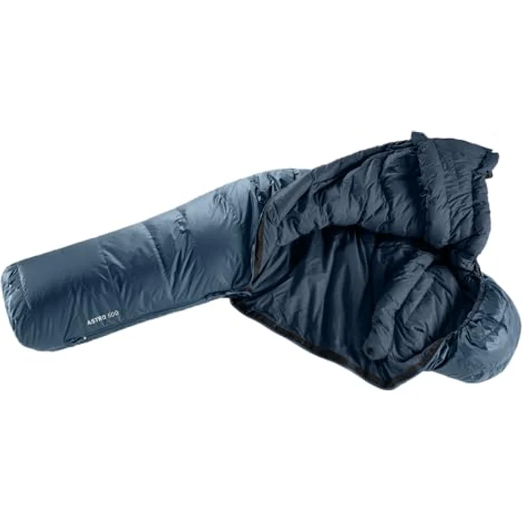 deuter Unisex-Adult Astro 500 Daunenschlafsack, Marine-Ink, Zipper Left, bluesign product mit RDS-zertifizierter Daune – Bild 3
