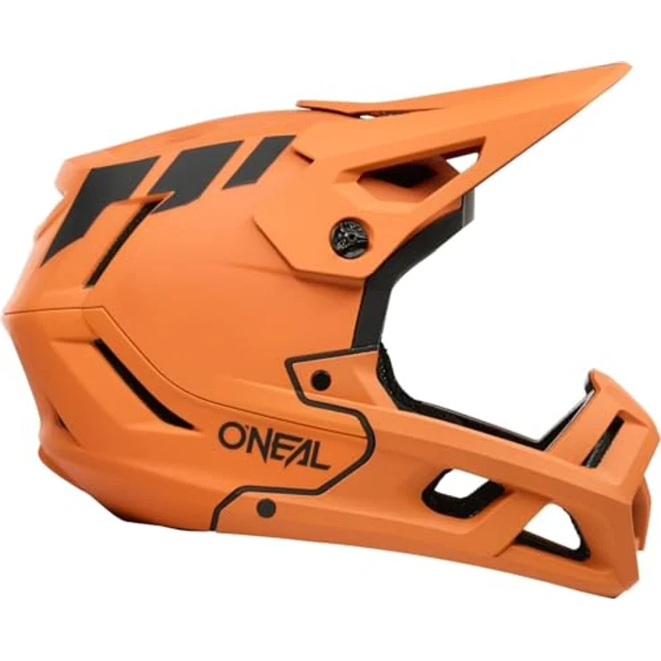 O'Neal SL1 CREST, leichter Enduro Full-Face Helm, orange/schwarz, L (59/60 cm) mit optimaler Belüftung und Fidlock Magnetverschluss – Bild 3