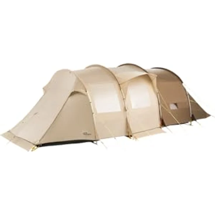 Jack Wolfskin Lodge Zelt, White Pepper, Einheitsgröße mit 6 verschließbaren Belüftungsöffnungen – Bild 2