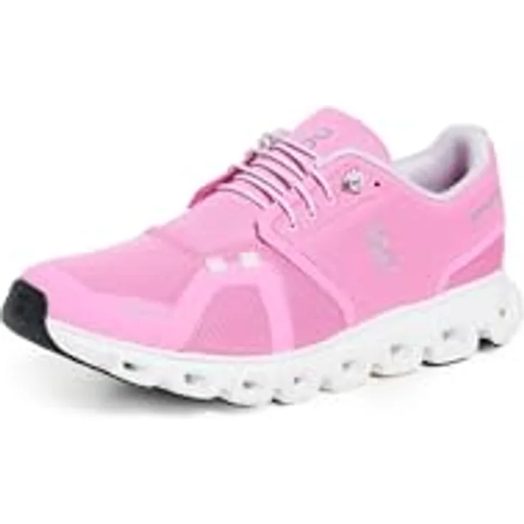 ON Running Cloud 6, Damen Laufschuhe mit CloudTec®-Dämpfung, pink-weiß, EU 37 US 6