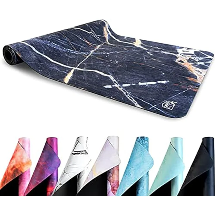 CASAFIT Casa Fit Premium Yogamatte - Rutschfeste Fitnessmatte, extra-dick, ideal für Yoga, Pilates und Gymnastik, tragbar mit Tragegurt – Bild 1