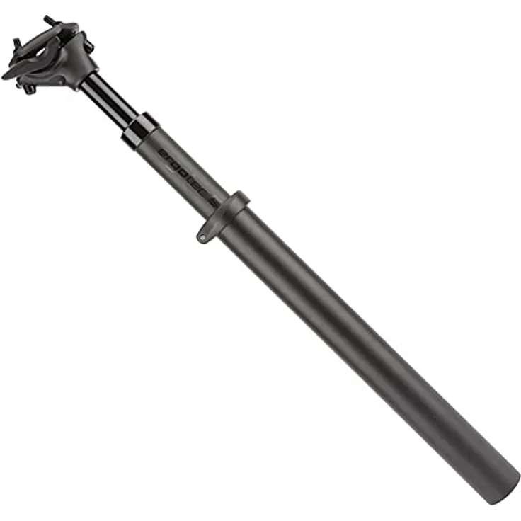 ergotec Federsattelstütze SP-10.0 Vario Alu, schwarz, Ø31,6x550mm, Federweg 15mm