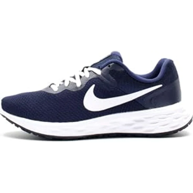 Nike Revolution 6 Running, Herren Laufschuhe mit atmodungsaktivem Obermaterial, Dämpfung und regulärer Passform, Blau, Größe 45 – Bild 1