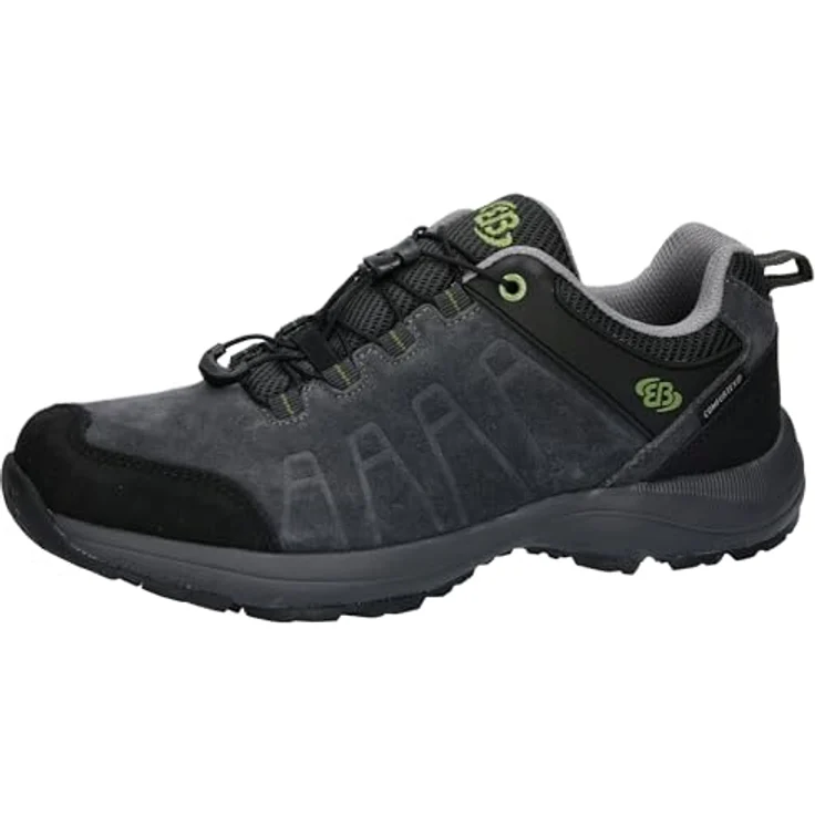 Brütting Mount Harvard Low, Herren Wanderschuhe aus Veloursleder mit Comfortex-Klimamembrane, atmungsaktiv und wasserabweisend, Grau, Größe 45 – Bild 1