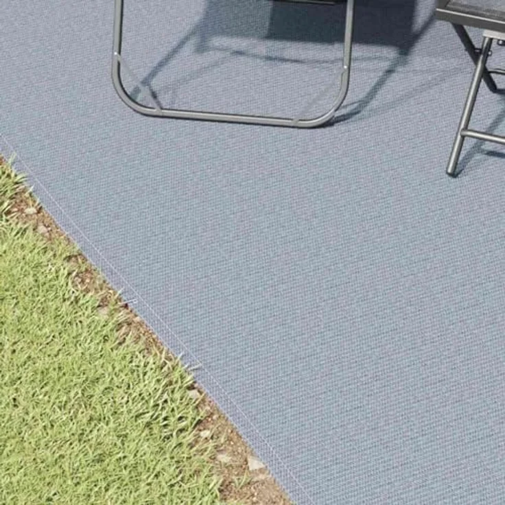 vidaXL Zelt Zubehör Blau-Grau, Wasserdichtes Polyester 250 x 600 cm, Tragbar und Vielseitig einsetzbar – Bild 3