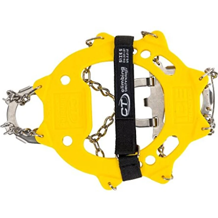Climbing Technology Ice Traction Crampons Plus, Steigeisen für zusätzlichen Komfort, langlebig, gelb – Bild 1
