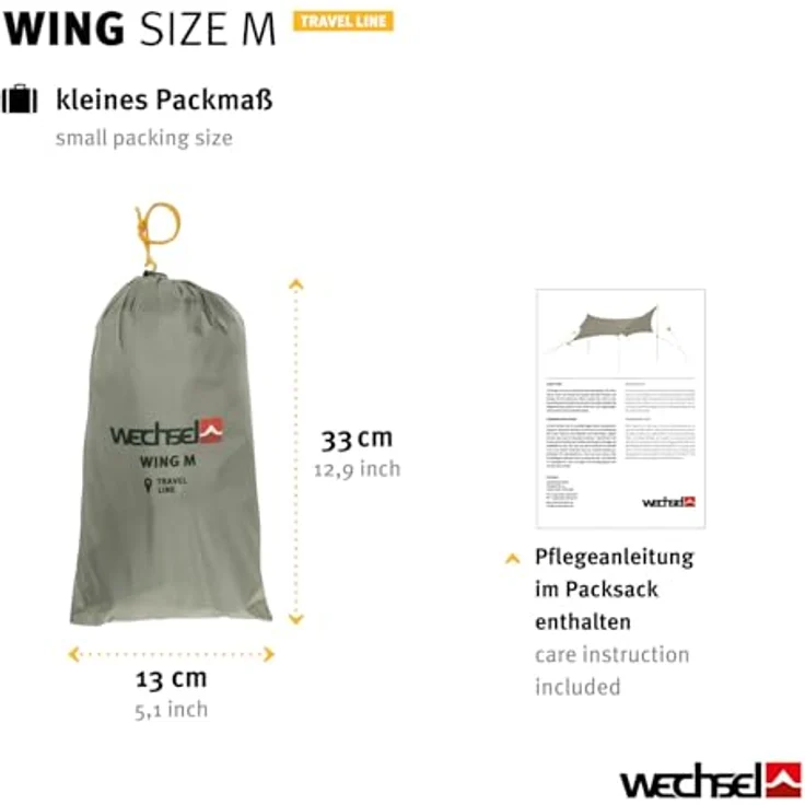 Wechsel Tarp, praktisches Zelt für wettergeschützten Außenbereich, 0.96 kg – Bild 3
