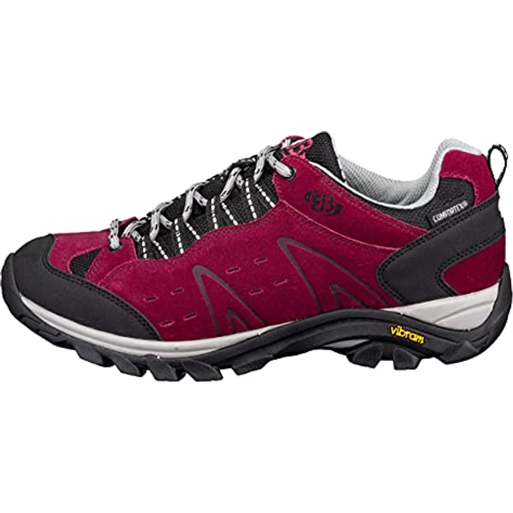 BRÜTTING Mount Bona Low, Outdoorschuh für Damen und Herren mit Veloursleder-Obermaterial, wasserdichter Comfortex-Membrane und rutschfester Vibram-Laufsohle – Bild 2
