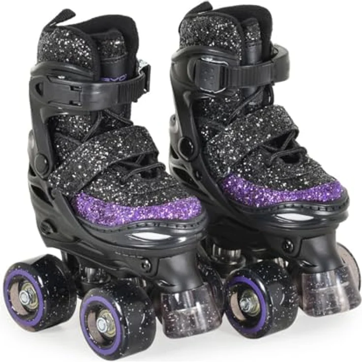 Byox Sparkle Roller Skates, Rollschuhe für Mädchen Größe L (38-41), pink, mit PU-Rädern und ABEC-5-Lagern, geeignet für Kinder ab 3 Jahren – Bild 2