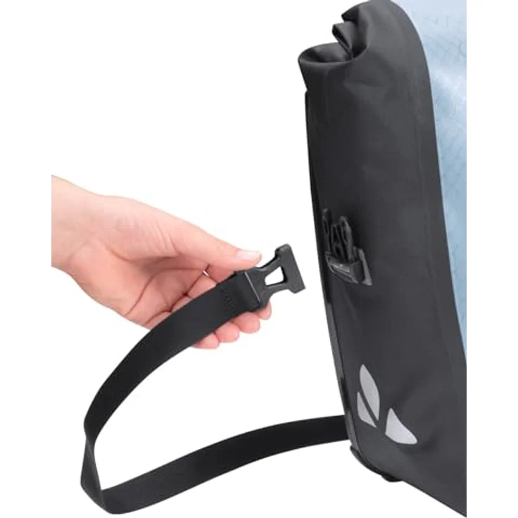 Vaude Aqua Front (Recycled), Velotasche mit 28 l Stauraum, wasserdicht, QMR 2.0 Befestigungssystem – Bild 5
