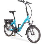 aktivelo Alu-Elektro-Faltrad »Komfort«, 20 Zoll mit 7-Gang SHIMANO NEXUS Nabenschaltung, blau