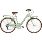 Alpina Fahrrad Dorothy 6 V Damen Grün 26 Zoll, Aluminiumrahmen, Abdeckungen 28 x 1,75