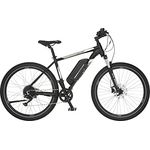 Fischer E-Mountainbike MONTIS EM 1726, Elektrofahrrad für Damen und Herren, 48 cm RH, 45 Nm Heckmotor, 48 V Akku, Schwarz