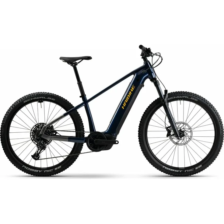 Haibike ALLTRACK 10, E-MTB Hardtail in Dunkelblau, 27,5", 800 Wh Akku, Bosch Performance CX Motor, 120 mm RockShox Federgabel