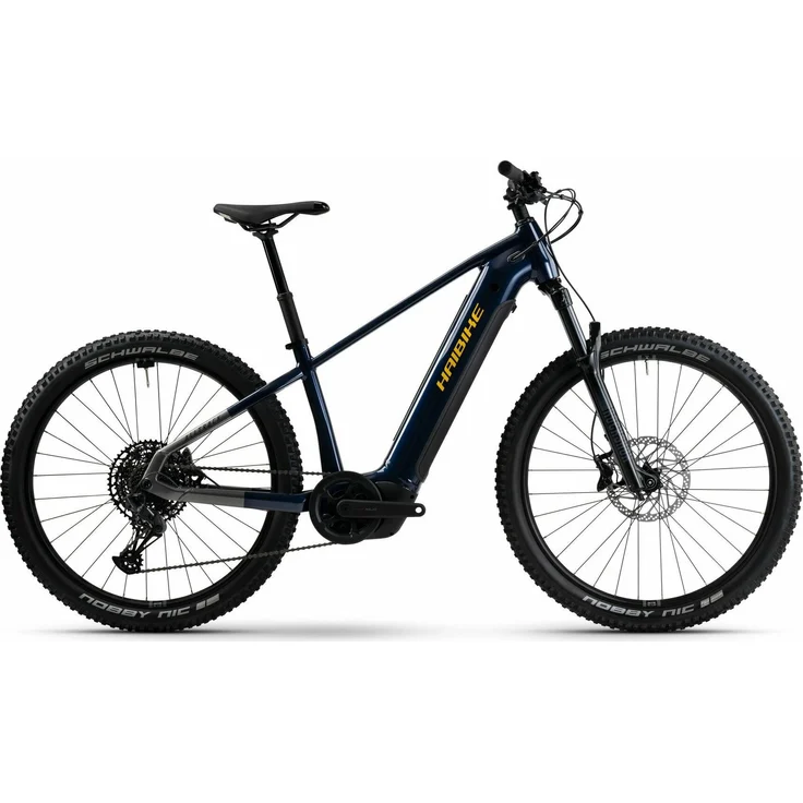 Haibike ALLTRACK 10, E-MTB Hardtail in Dunkelblau, 27,5", 800 Wh Akku, Bosch Performance CX Motor, 120 mm RockShox Federgabel